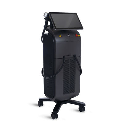 755nm 1064nm Diode Laser Hair Removal Machine Vertical Black Shell