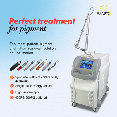 600ps Pulse 400mj Picosecond Laser Machine For Skin Whitening
