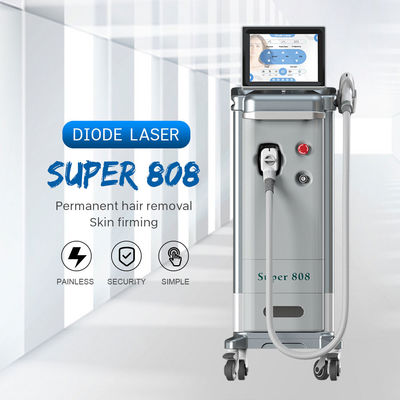 600W 3 waves vertical type grey color 2 warranty diode hair removal laser machine