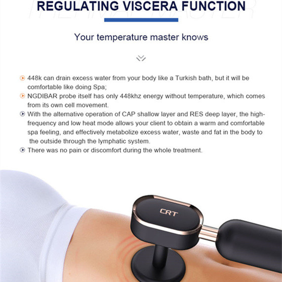 448K 20K Radio Frequency Fat Burning Machine CET RET 3D Double Wave